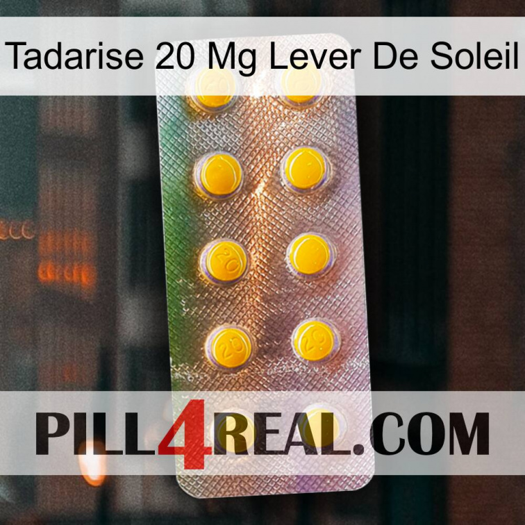 Tadarise 20 Mg Sunrise new11
